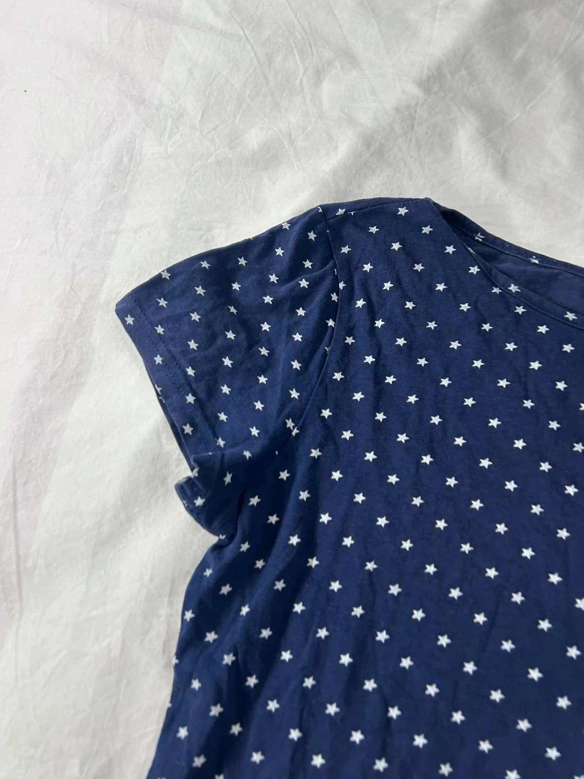 Marineblauw T-shirt Tissaia basics – photo 4